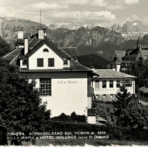 cartolina raffigurante Soprabolzano sul Renon