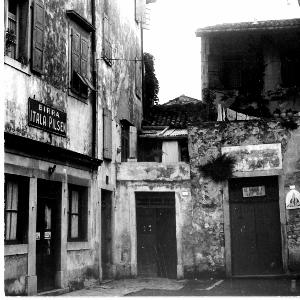 Un angolo di Piazza Garibaldi dove  nato V. Podrecca